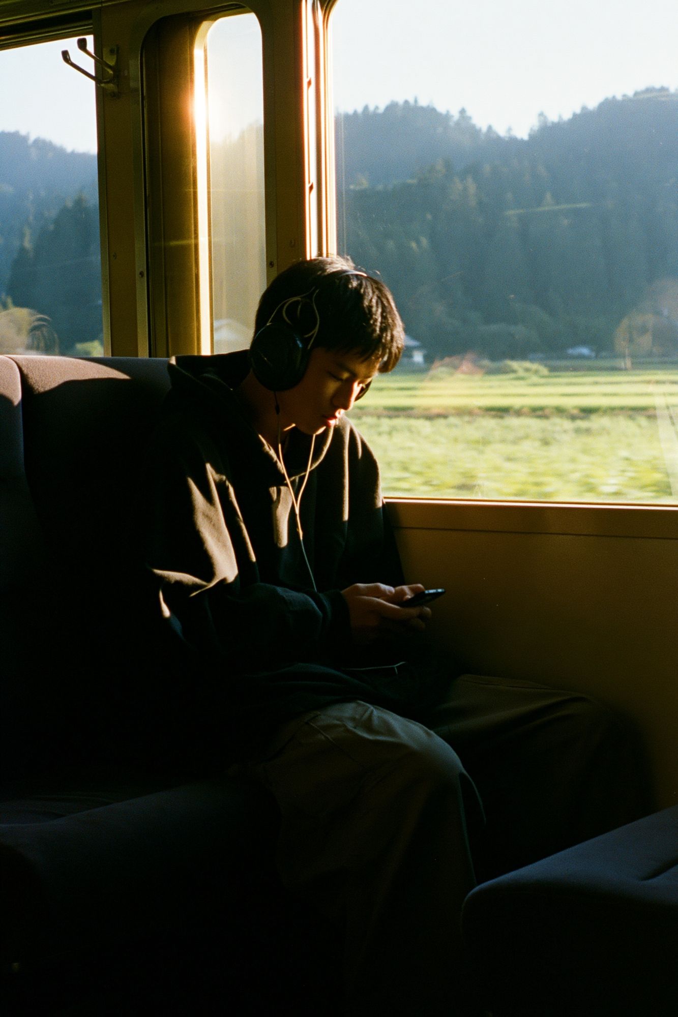 Train Window Portrait Poster. poster — photography art