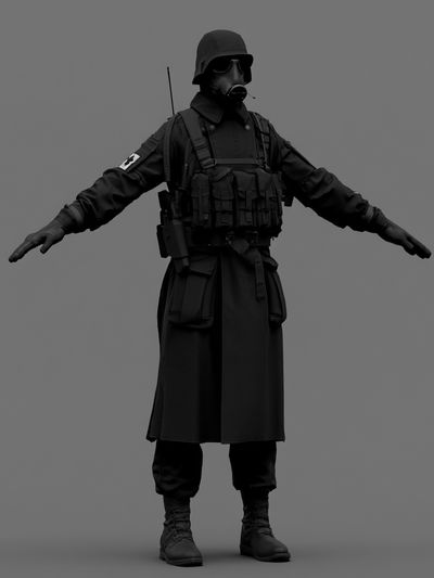 Tactical Soldier Portrait Print.