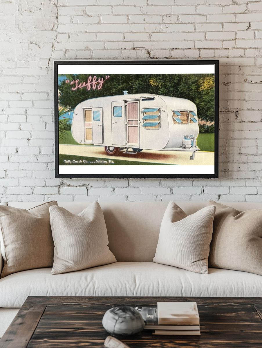 Tuffy Vintage Trailer Poster. — room view 1