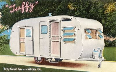 Tuffy Vintage Trailer Poster.