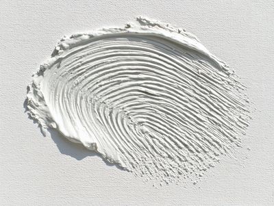 Textured White Abstract Poster. poster