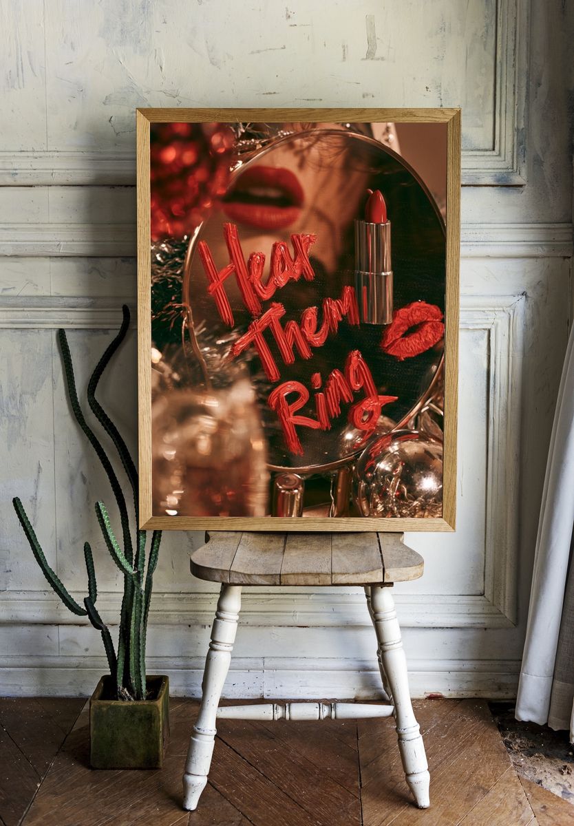 Heat Them Ring Poster. — room view 1