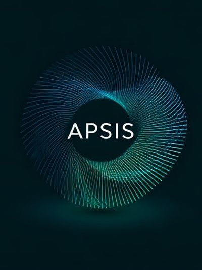 Apsis Abstract Typography Poster.