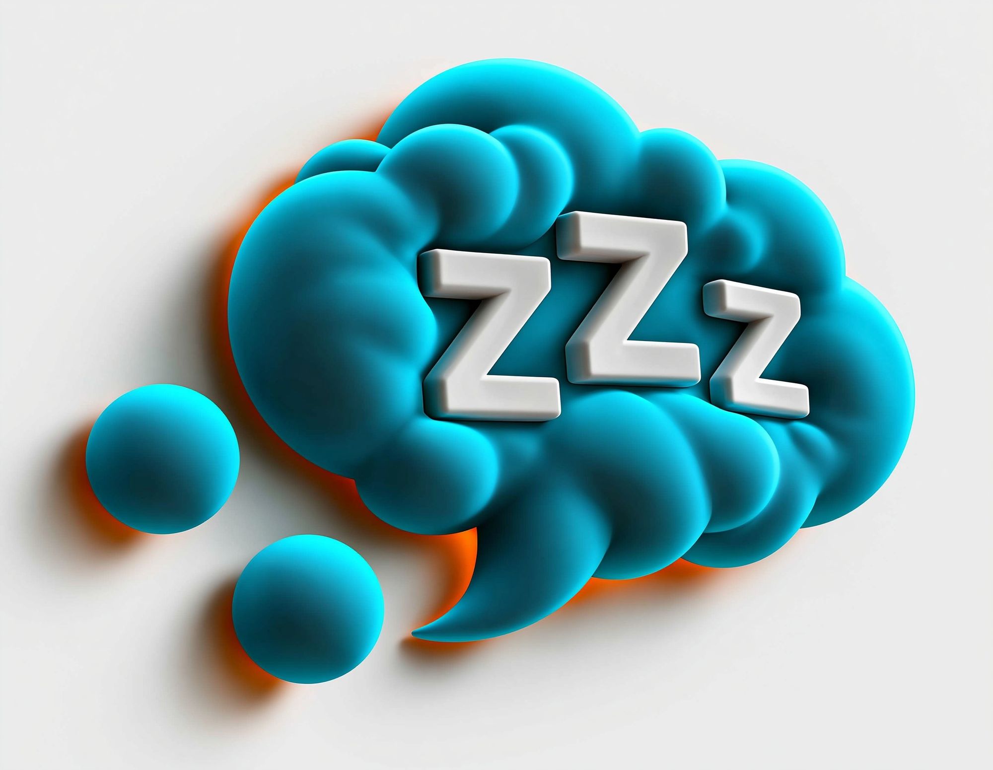 Sleepy Zzz Abstract Poster. poster detail