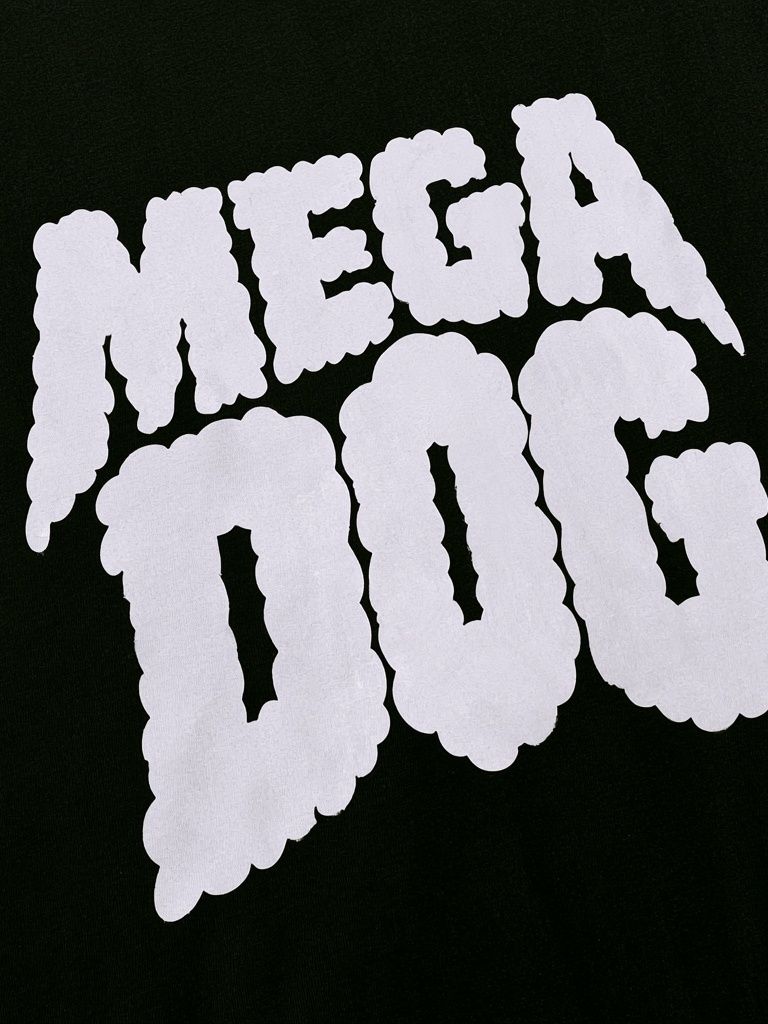 Mega Dog Typography Poster. poster detail