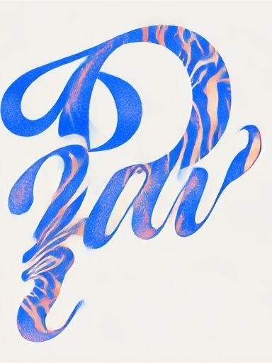 Dah Script Typography Poster. poster detail