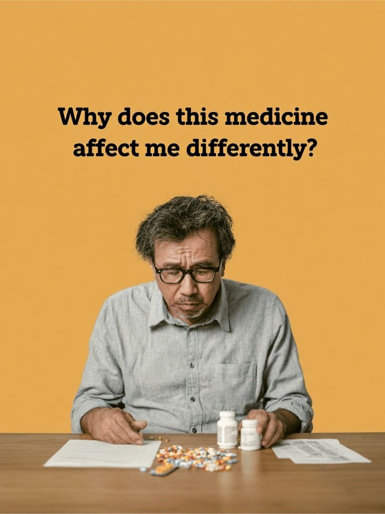 Medicine Side Effects Typography Poster. poster detail