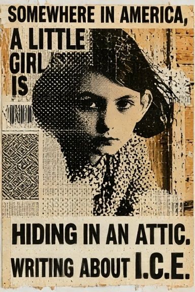 Somewhere in America Typography Poster. poster detail
