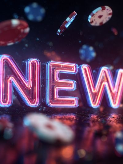 Neon New Typography Poster.