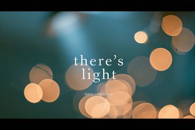 There’s Light Typography Poster.