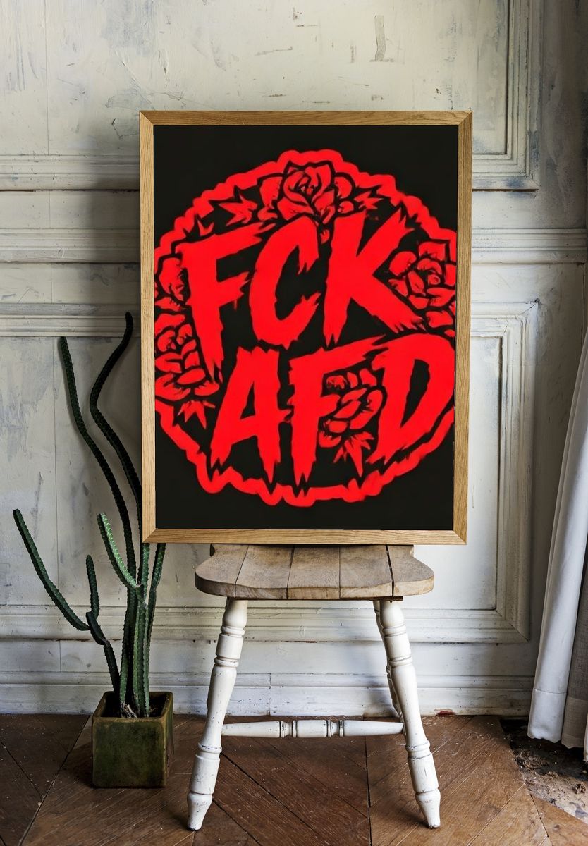 FCK AFD Typography Poster. room preview