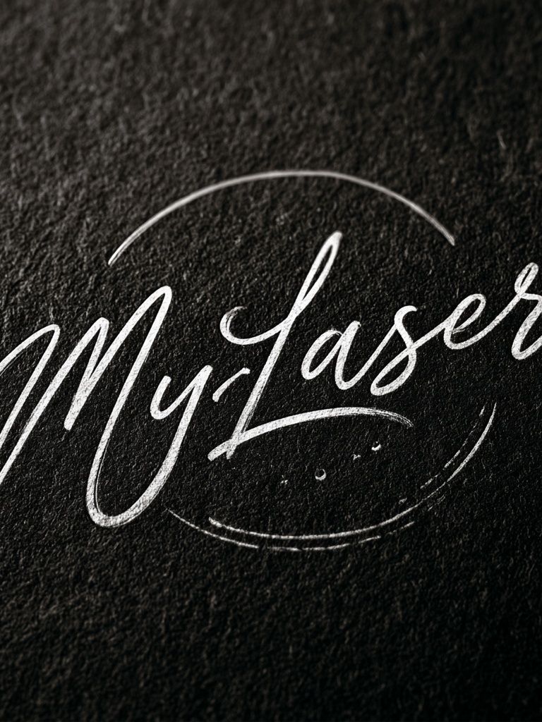 My-Laser Typography Poster. poster detail