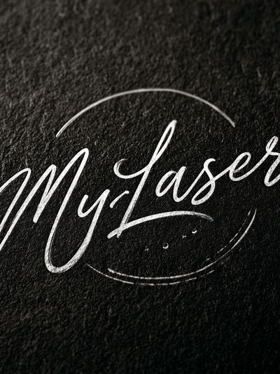 My-Laser Typography Poster. poster