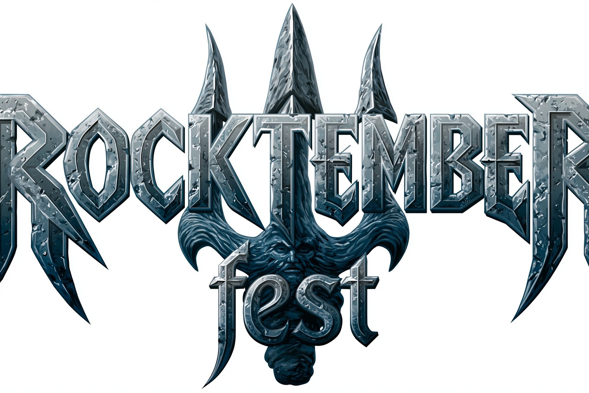 Rocktember Test Typography Poster. poster — typography art