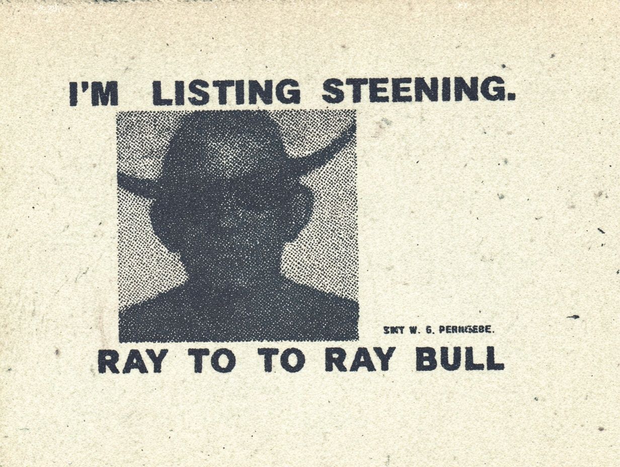 Ray to to Ray Bull Typography Print. poster — typography art