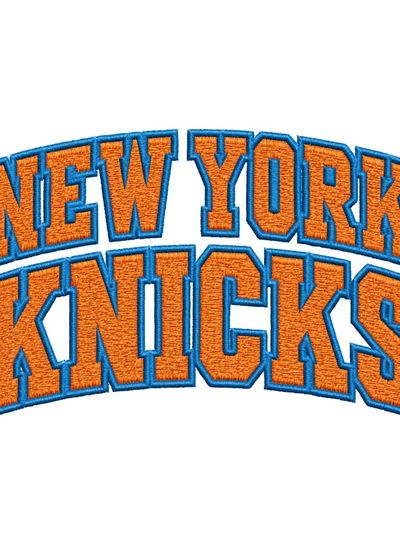 New York Knicks Typography Poster.