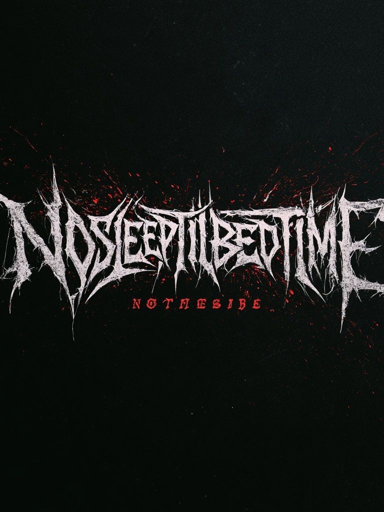Nocteptumbeastime Typography Poster. poster — typography art