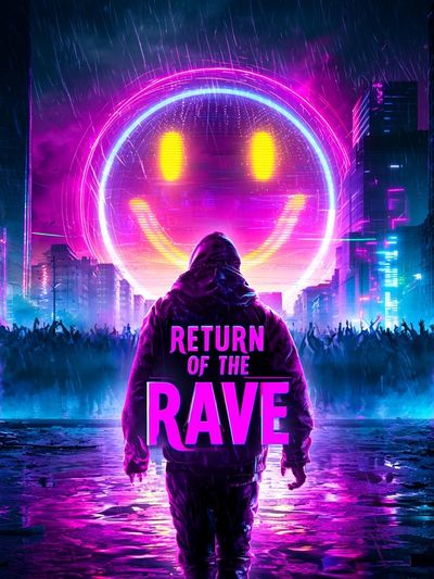 Return of the Rave Typography Print.