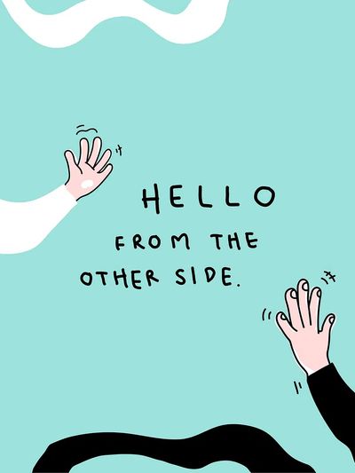 Hello other side social distancing.