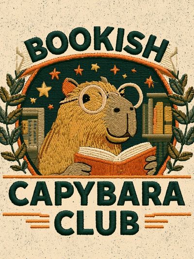 Capybara Club Typography Print.