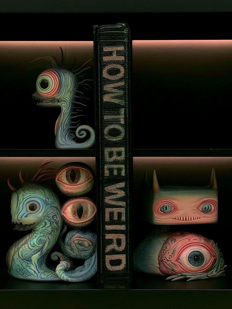 How to Be Weird Typography Print. poster — typography art