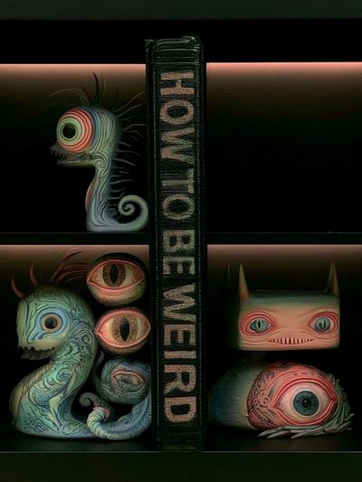 How to Be Weird Typography Print.