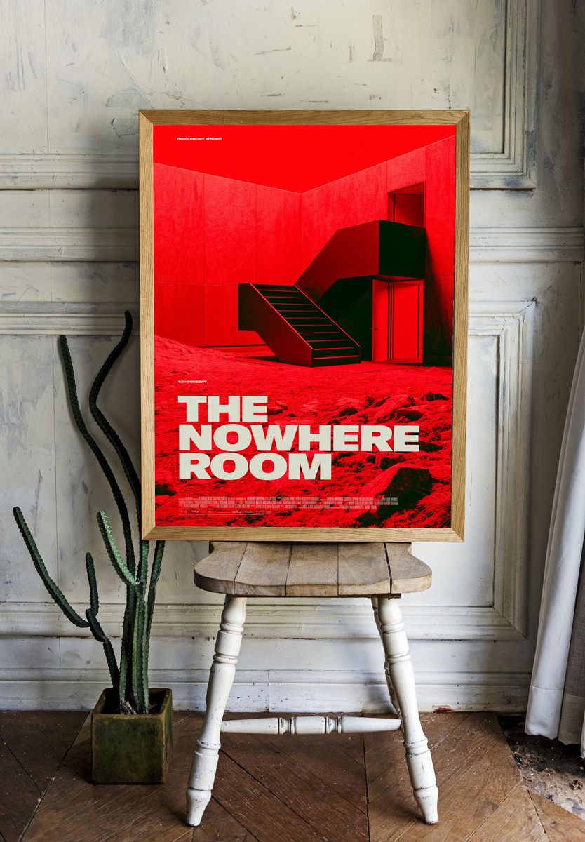 The Nowhere Room Typography Poster. room preview