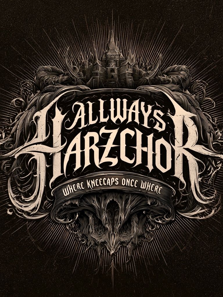 Always Harzchor Typography Poster. poster — typography art