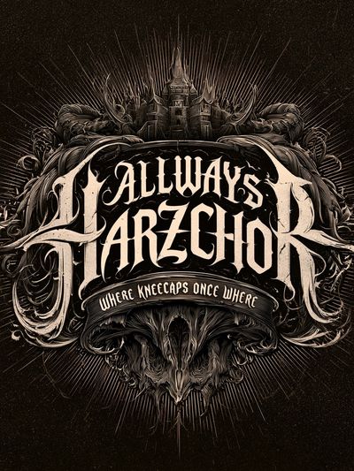 Always Harzchor Typography Poster.