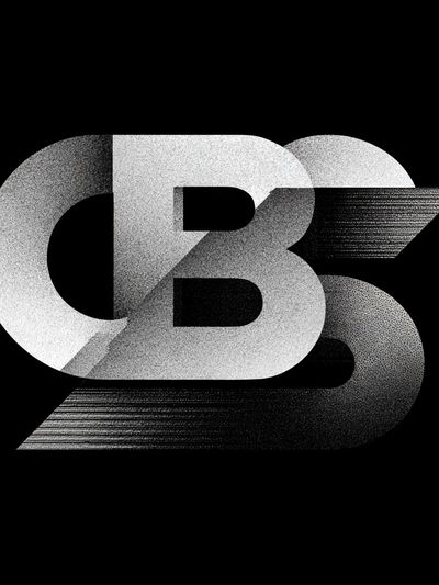 CB3 Monochrome Typography Poster.