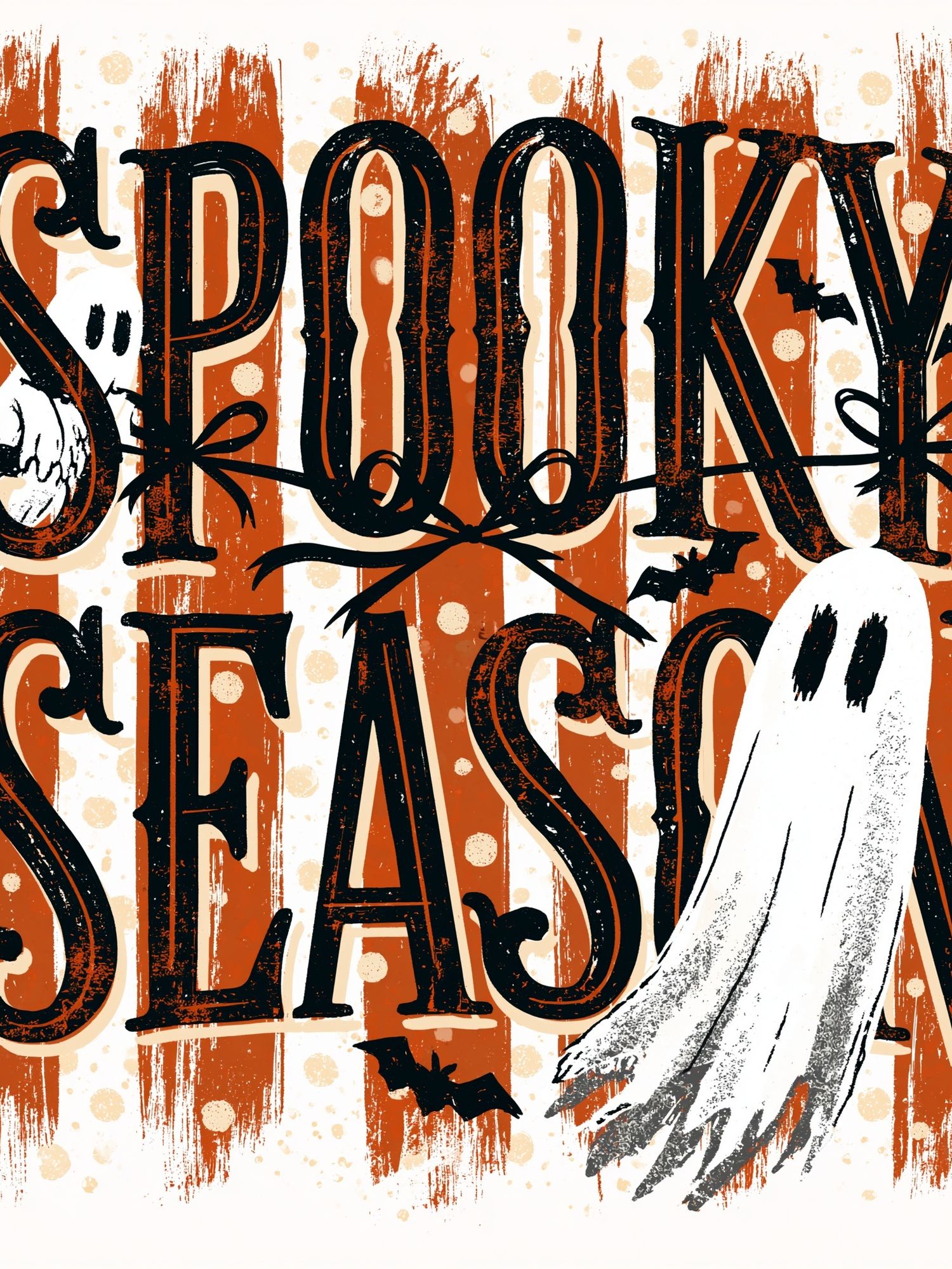 Spooky Season Typography Poster. poster — typography art