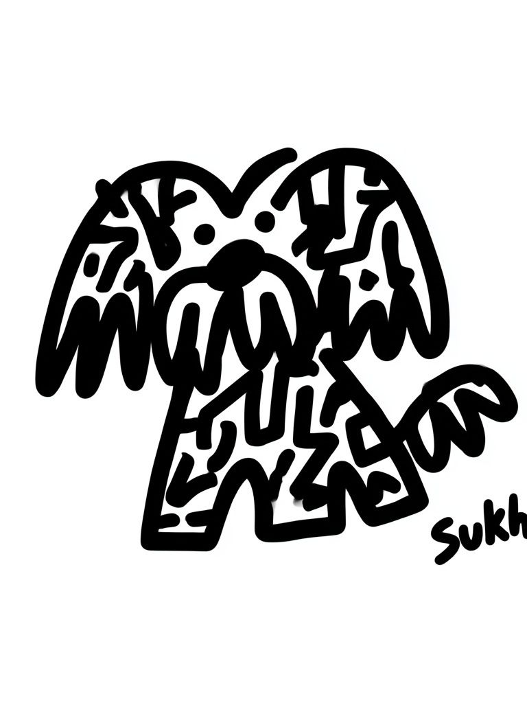 Sukhi Graffiti Typography Poster. poster — typography art