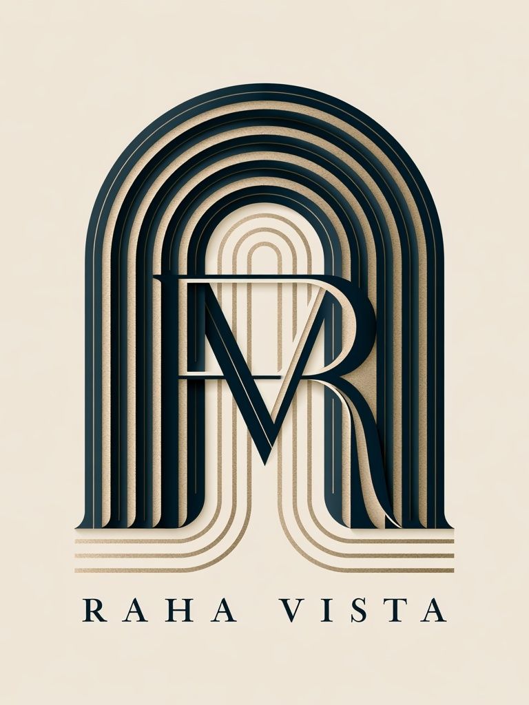 Raha Vista Typography Poster. poster — typography art