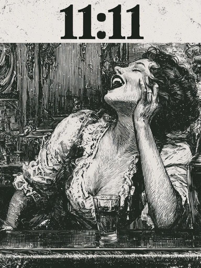 11:11 Vintage Typography Print. poster detail