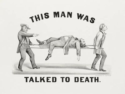 This man was talked death