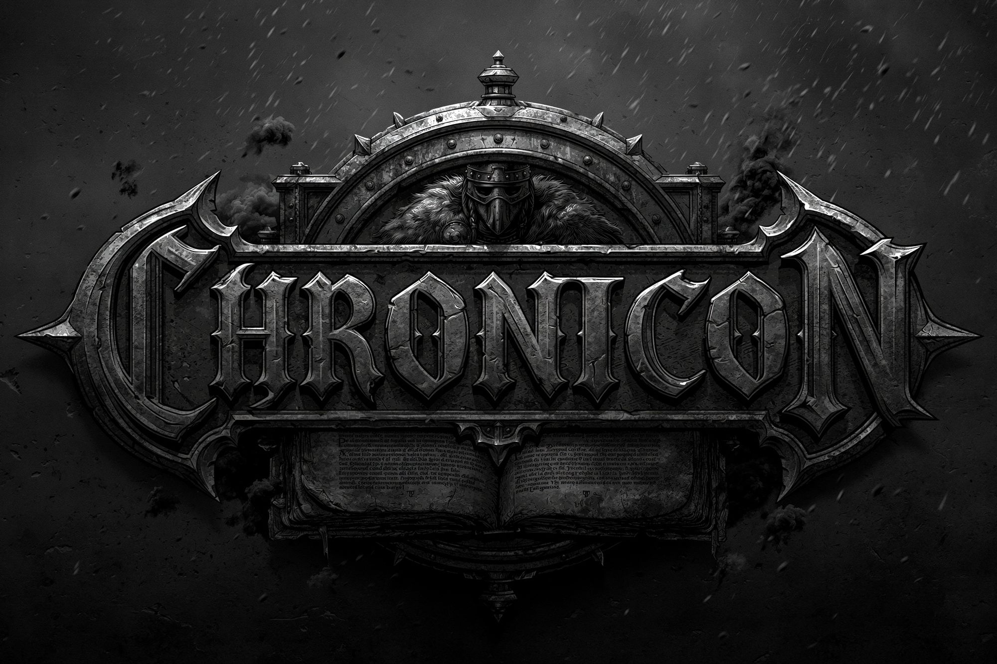 Chronicon Gothic Typography Poster. poster — typography art