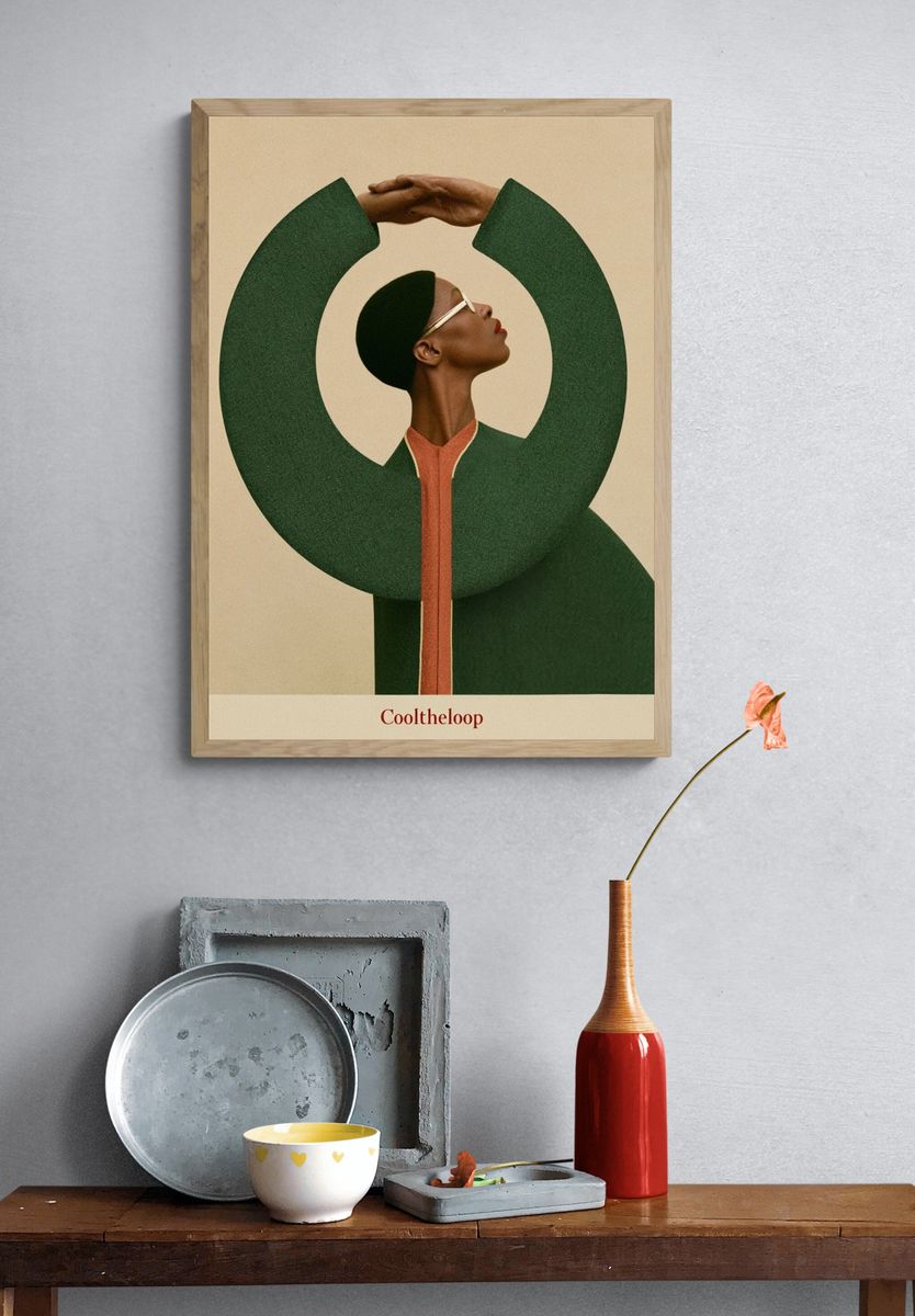 Cooltheloop Typography Poster. — room view 3