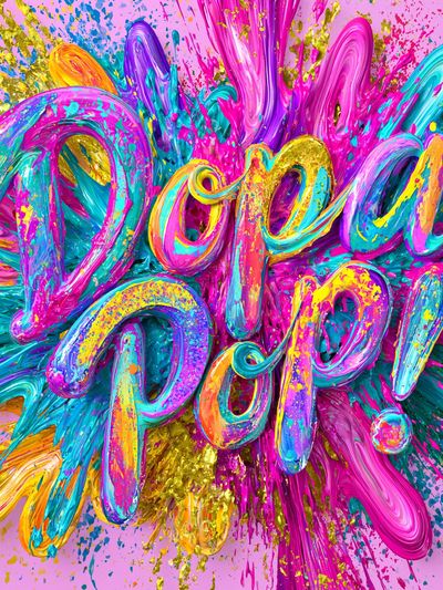 Dream Big Typography Poster. poster