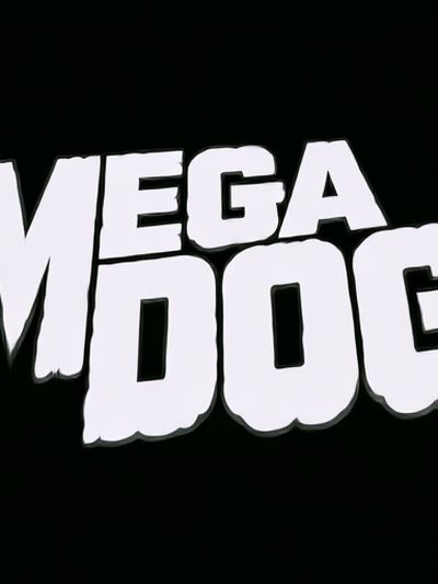 Mega Dog Typography Poster.