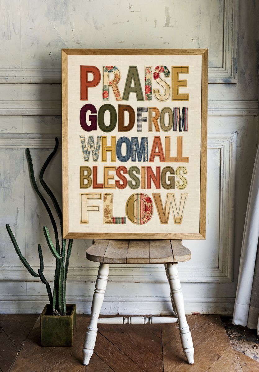 Praise God From Whom All Blessings Flow Poster. room preview