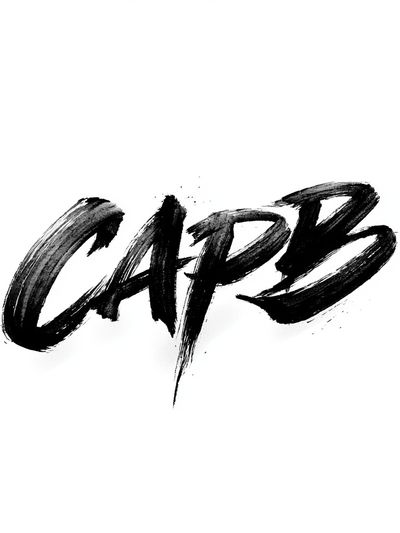 CAPS Brush Lettering Poster.