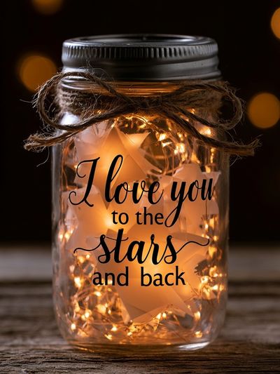 Love You to the Stars Typography Poster. poster