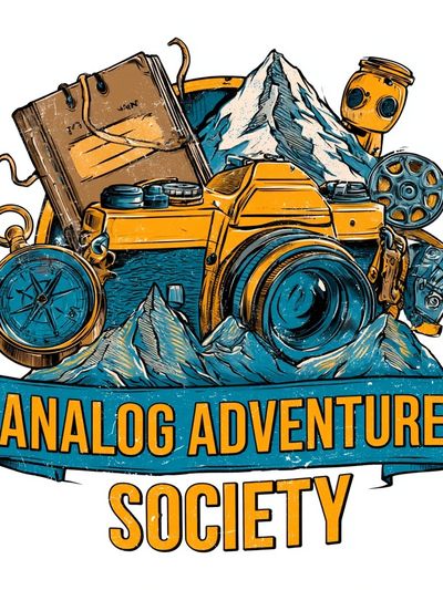 Analog Adventure Society Typography Poster.