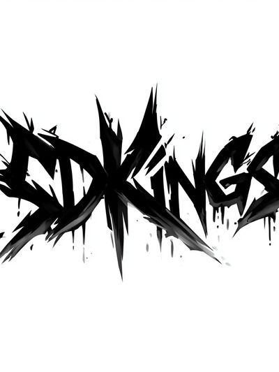 Dark Graffiti Typography Poster. poster
