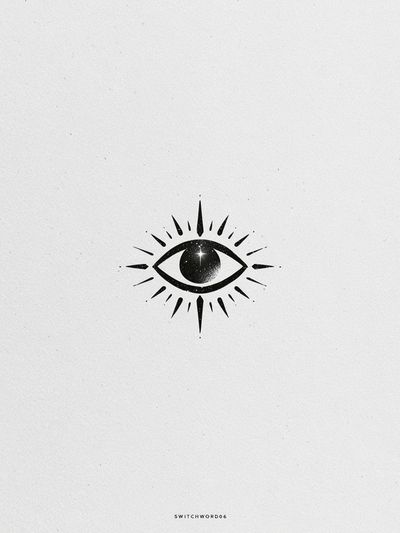 Mystic Eye Minimalist Print.