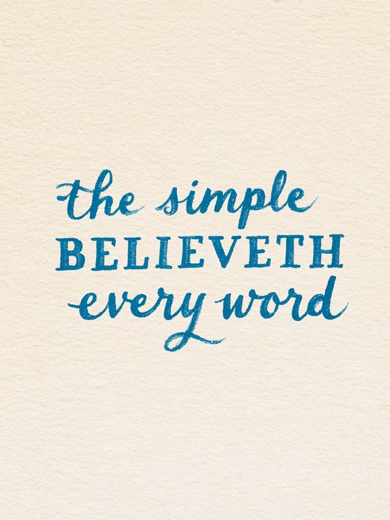Believe Every Word Typography Poster. poster — typography art