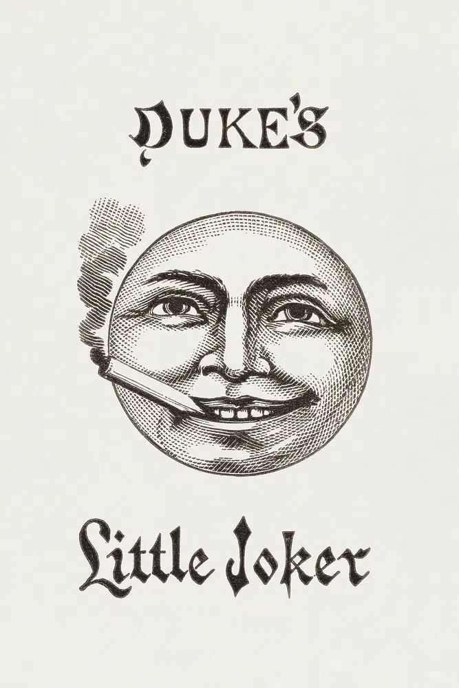 Duke's Little Joker, Playing Cards. poster — typography art