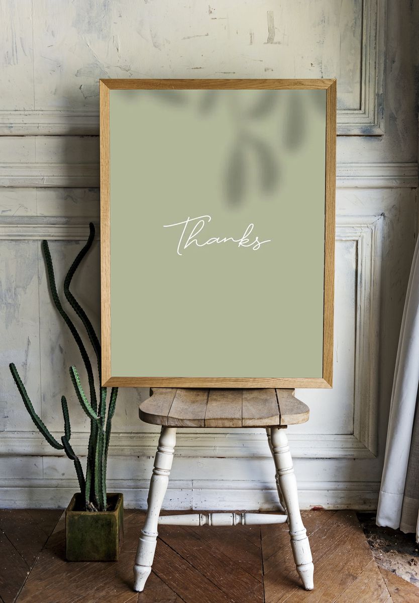 Thanks green background mobile wallpaper. room preview