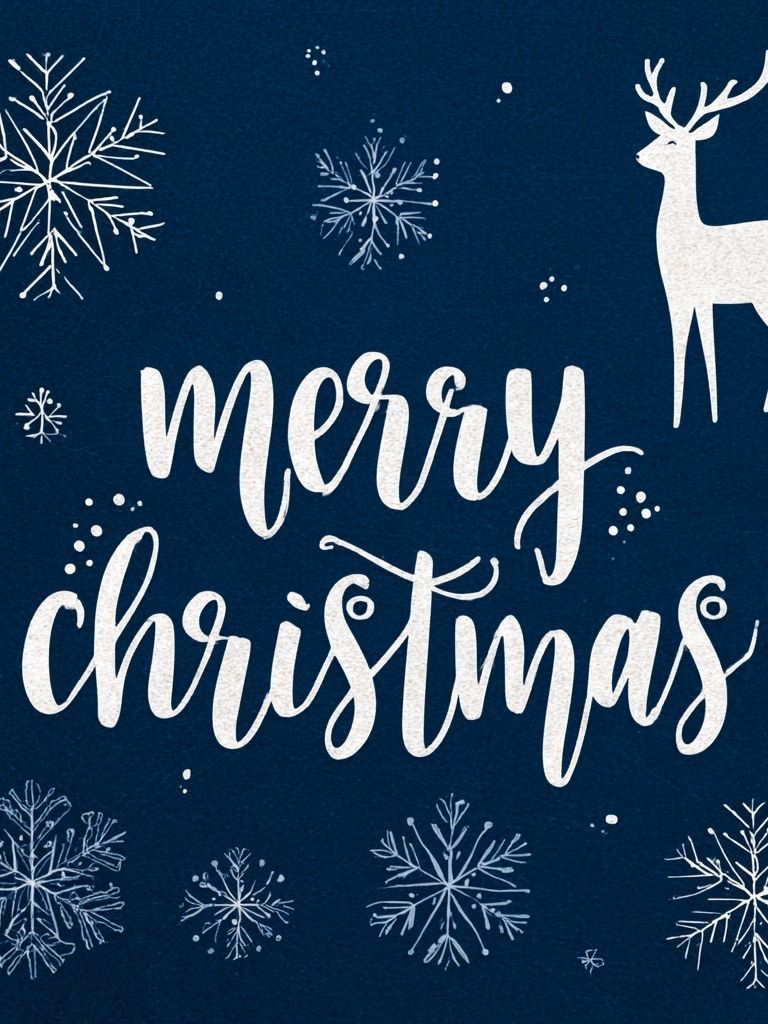 Merry Christmas Typography Print. poster — typography art
