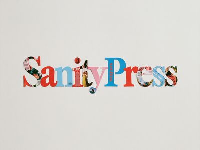Sanity Press Typography Poster.